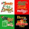 Adult T-Shirt - Ladies Christmas T-Shirt, Assorted