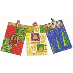 Christmas Card Pegs With String 9 Pk