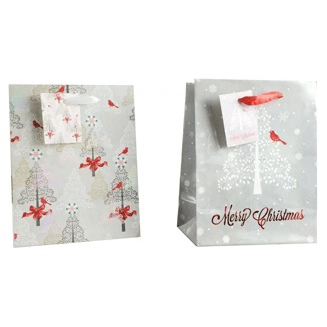 Gift Bag - Christmas, Embossed Large 1 Gift Bag - Christmas, Embossed Large