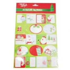 Gift Tags - Christmas, Sticker 36 Pk