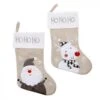 Christmas Stocking - Fleece With Embroidery, Assorted