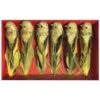 Christmas Decoration - Bird Decoration Gold Clip On , 6pk