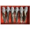 Christmas Decoration - Bird Decoration Silver Clip On , 6pk