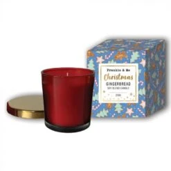 Candle - 210g Soy Christmas Candle, Red