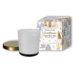 Candle - 210g Soy Christmas Candle, White
