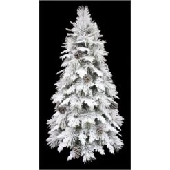 Christmas Tree - 180 Cm Snowy Pine Needle With Big Cones