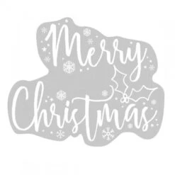 Window Sticker - Merry Christmas Let It Snow