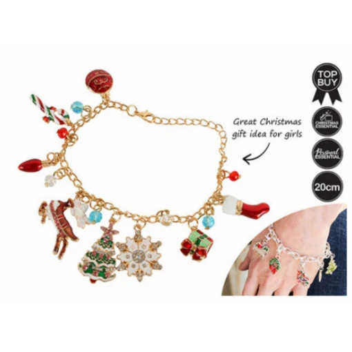 Charm Bracelet - 20 CM Christmas Charm Bracelet -Holiday Decor Shop 56100