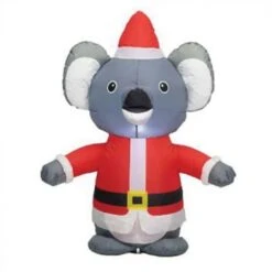 Christmas Inflatables - 1.2m Christmas Koala, With Bright LED Lights