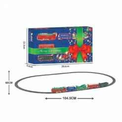 Christmas Decoration - 104cm Train Set Oval, With Bright Light