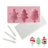Silicone Mould - Christmas Popsicle Mould