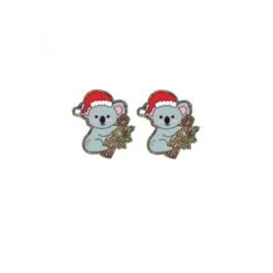 Earrings - Christmas Yule Koala