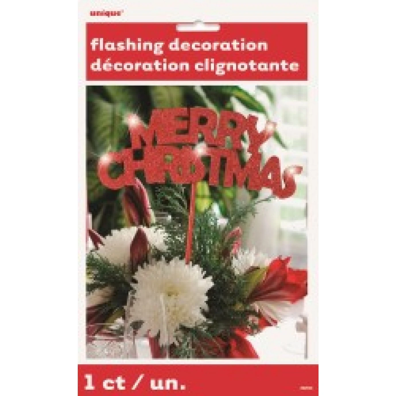 Decorative Pick - Light Up, Merry Christmas 2 Decorative Pick - Light Up, Merry Christmas - Image 2