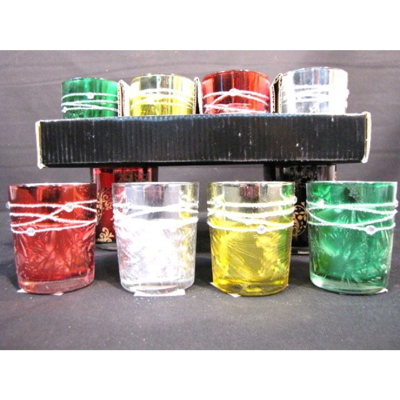 Votives - Christmas, Glitter Crystal 1 Votives - Christmas, Glitter Crystal