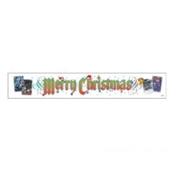 Banner - Merry Christmas, Winter Scene