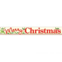 Banner - Foil, Merry Christmas