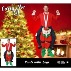 Adult Costume - Carry Me, Christmas Elf