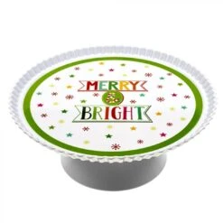Cake Stand - Christmas, Round 26 Cm
