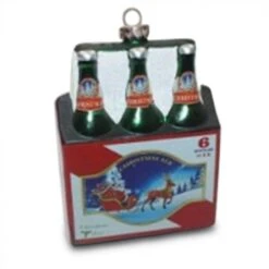 Christmas Bauble - 10cm Beer Bottles