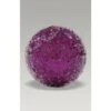 Christmas Bauble - 8cm Purple, Sugar Glitter