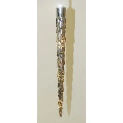 Christmas Bauble - LED Icicle Bauble 31 Cm, Silver
