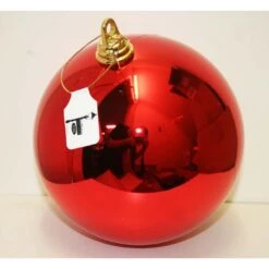 Christmas Bauble - Shiny Red 20 Cm