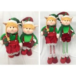 Christmas Character - Extendable Legs, Elf Assorted