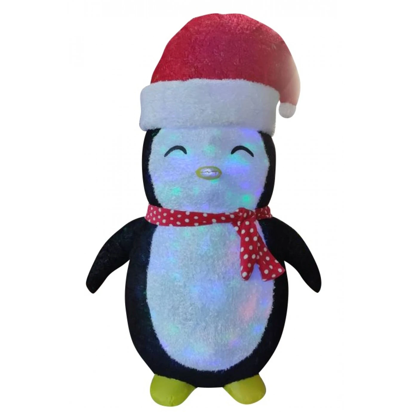 Christmas Inflatables - 1.8 M Plush Penguin Santa 1 Christmas Inflatables - 1.8 M Plush Penguin Santa