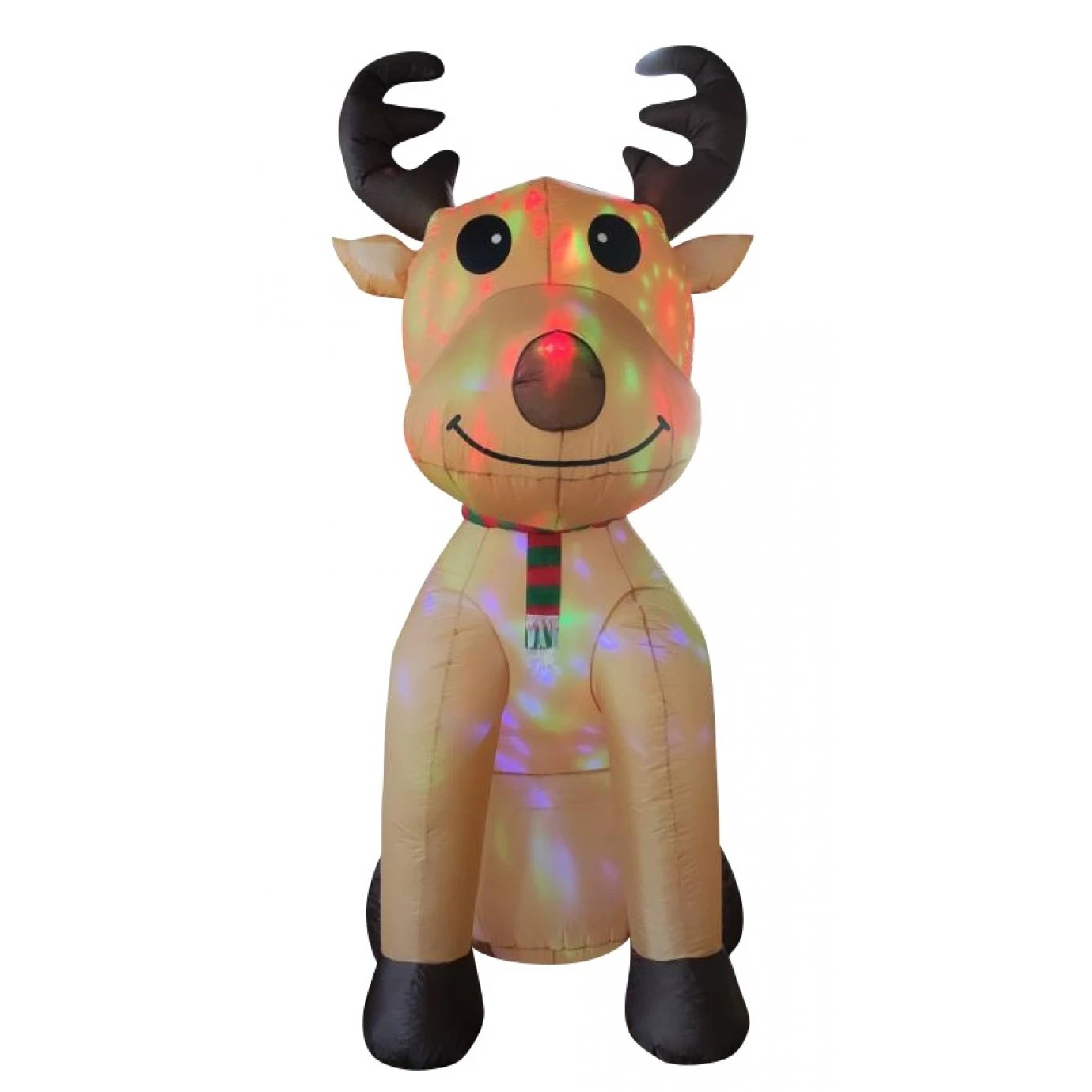 Christmas Inflatables - 2.45 M Reindeer, Brown 1 Christmas Inflatables - 2.45 M Reindeer, Brown