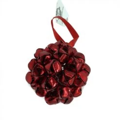 Christmas Ornament - Bell Ball, Red