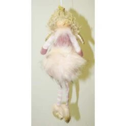 Christmas Ornament - Girl Angel, 28 Cm Pink