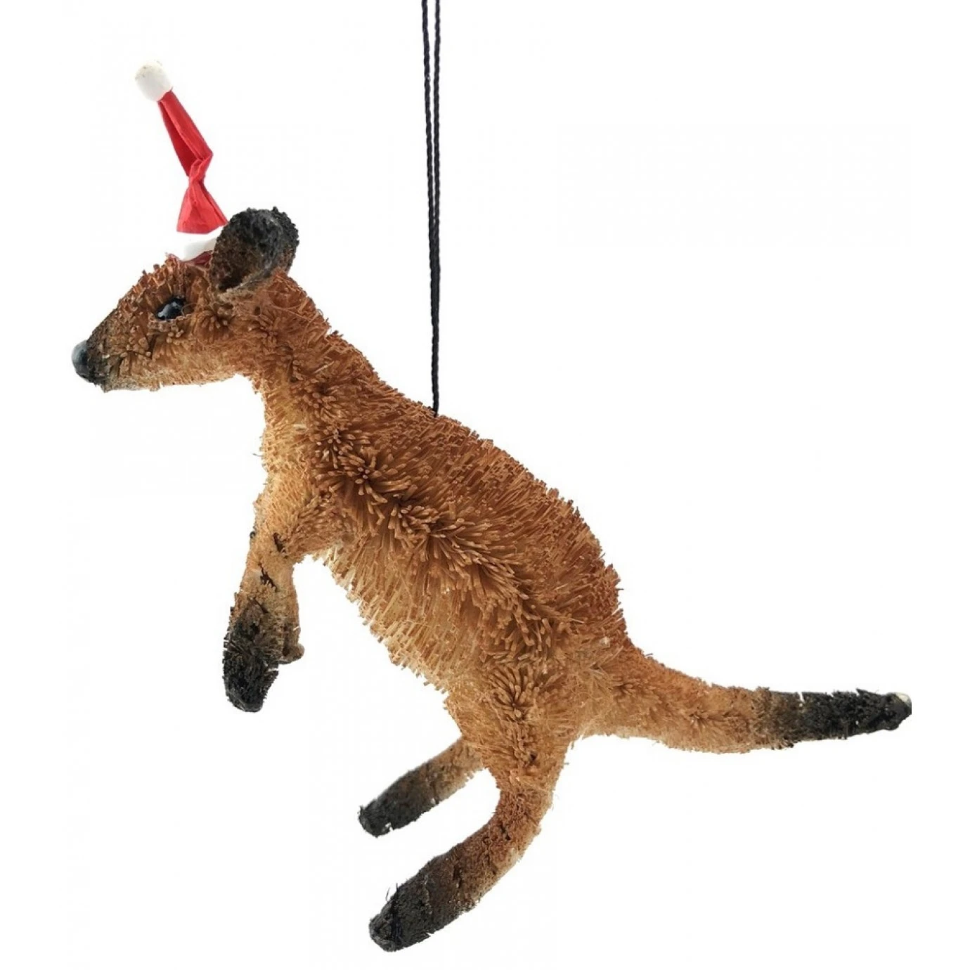 Christmas Ornament - Kangaroo, Santa Hat 2 Christmas Ornament - Kangaroo, Santa Hat - Image 2