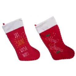 Christmas Stocking - Deluxe, Stitched & Embroidered Assorted
