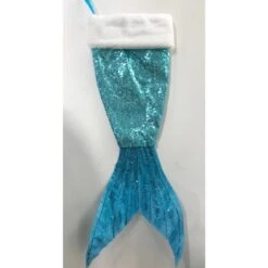 Christmas Stocking - Mermaid, Blue