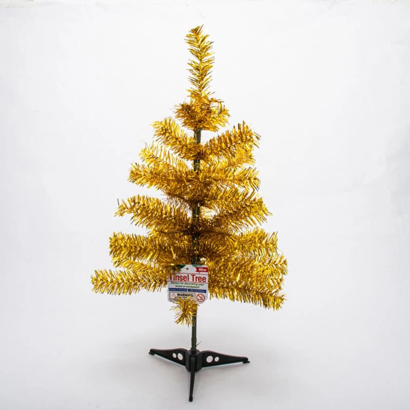 Christmas Table Tree - 60 Cm Tinsel, Assorted - Image 2