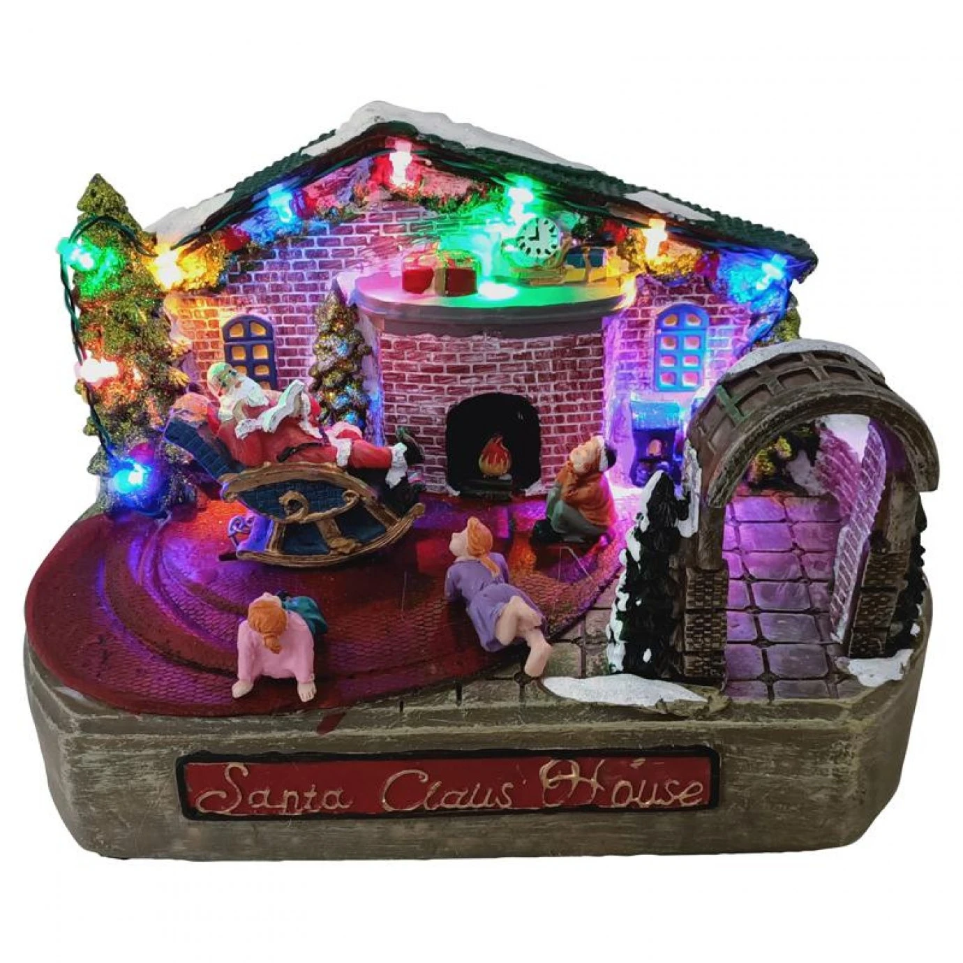 Christmas Village - Santa Rocking Chair 1 Christmas Village - Santa Rocking Chair