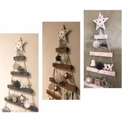 Christmas Wall Tree - Modern, Small