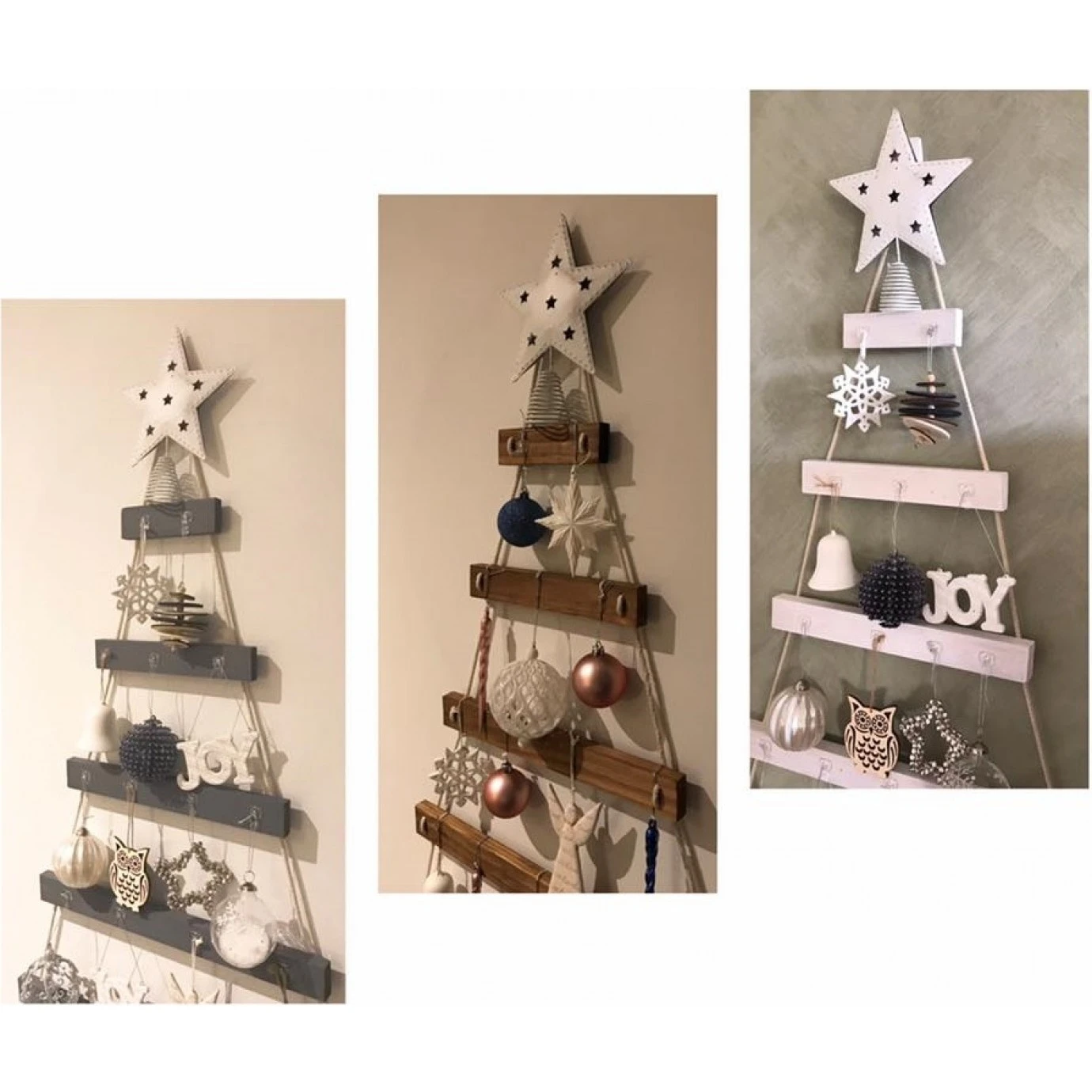 Christmas Wall Tree - Modern, Small 1 Christmas Wall Tree - Modern, Small