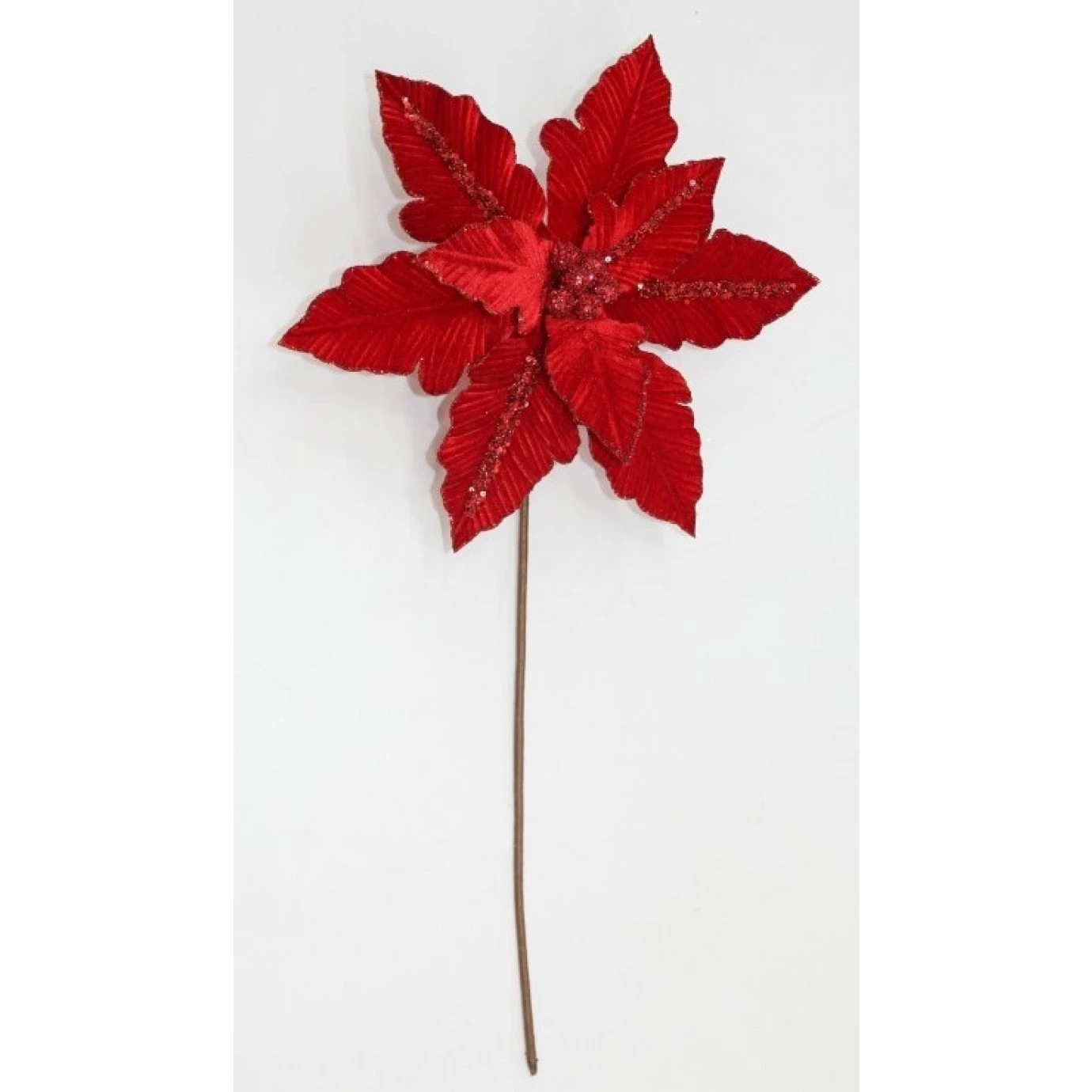 Decorative Flower - 56 Cm Christmas Poinsettia, Red