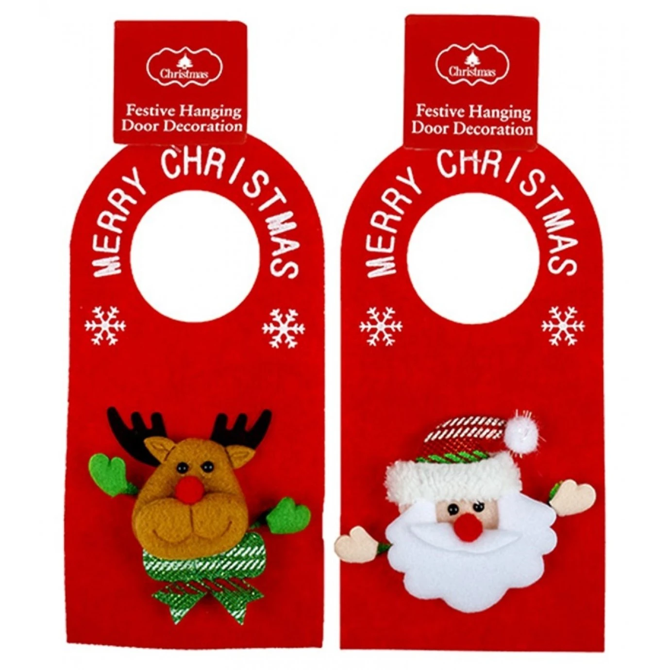 Door Hanger - Christmas, Assorted 1 Door Hanger - Christmas, Assorted