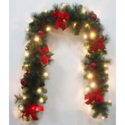 Garland - Christmas Pine 200 Cm With 30 LEDs