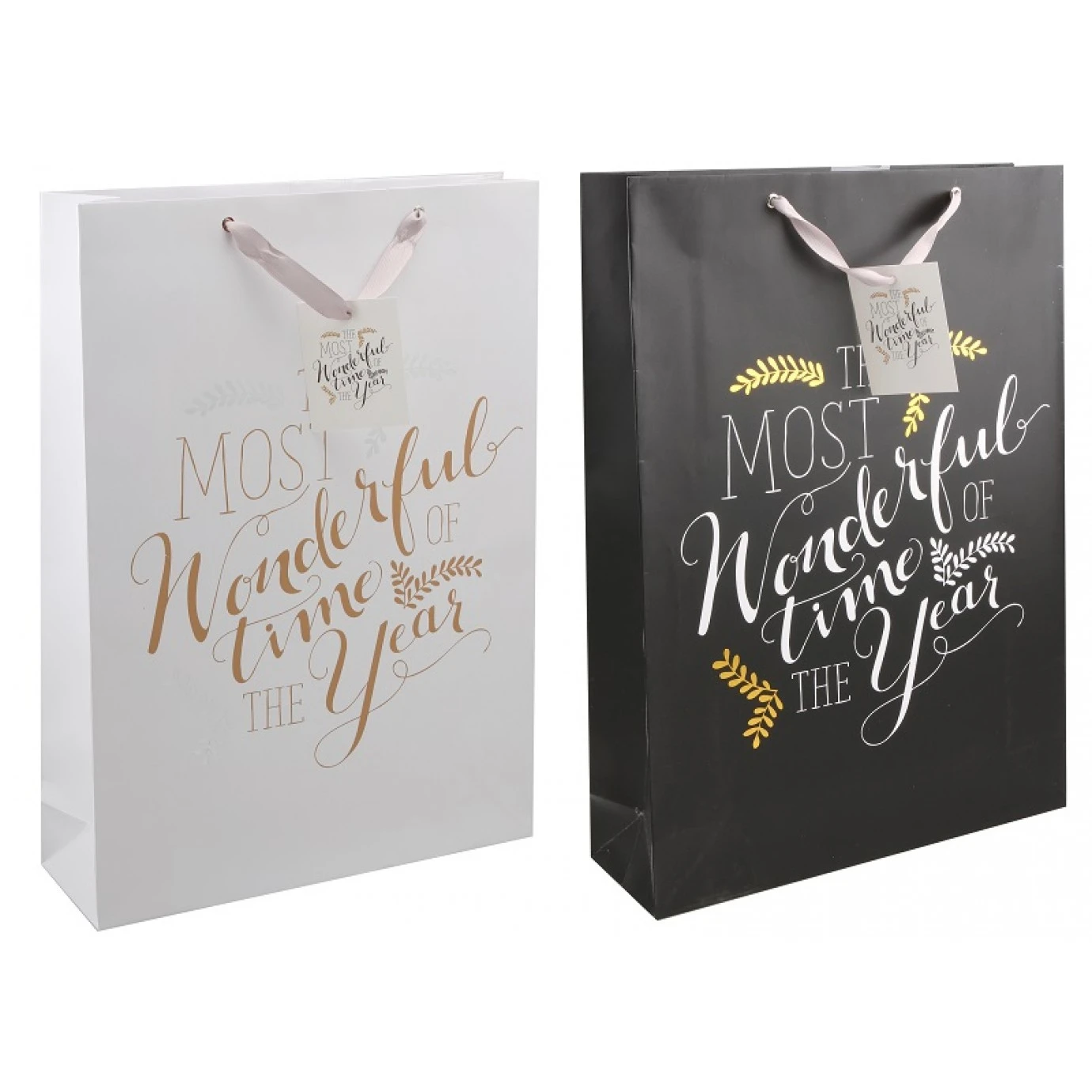 Gift Bag - Christmas, Wonderful Assorted 1 Gift Bag - Christmas, Wonderful Assorted