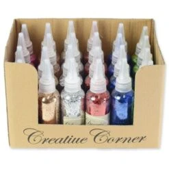 Glitter Bottle - Christmas, Assorted Colours