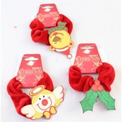 Hair Tie - Scrunchie, Christmas Assorted