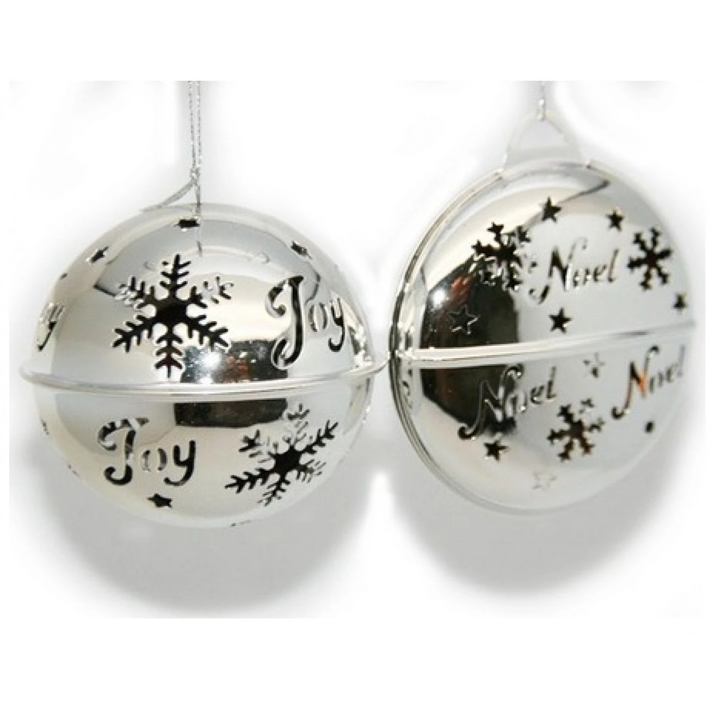 Christmas Ornament - Silver, Assorted 1 Christmas Ornament - Silver, Assorted