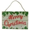 Hanging Sign - Merry Christmas, 30 Cm By 20 Cm