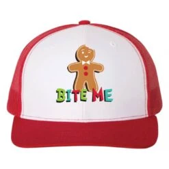 Hat - Cap, Christmas Bite Me