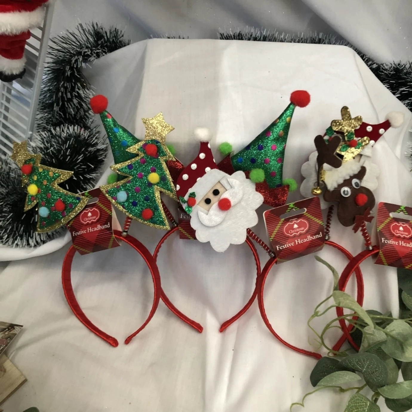 Headband - Christmas, Assorted 1 Headband - Christmas, Assorted