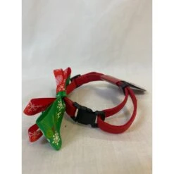 Pet Collar - Christmas, With Bow & Bell
