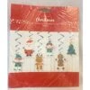 Hanging Decorations - Swirls Christmas,6pk
